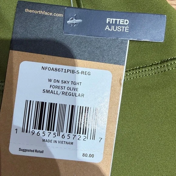 The North Face NWT Dune Sky Tights forest olive❤️🌺🧘‍♀️🌳 - Picture 7 of 10